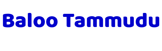 Baloo Tammudu 字体